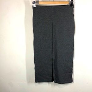 H&M gray pencil skirt size xs